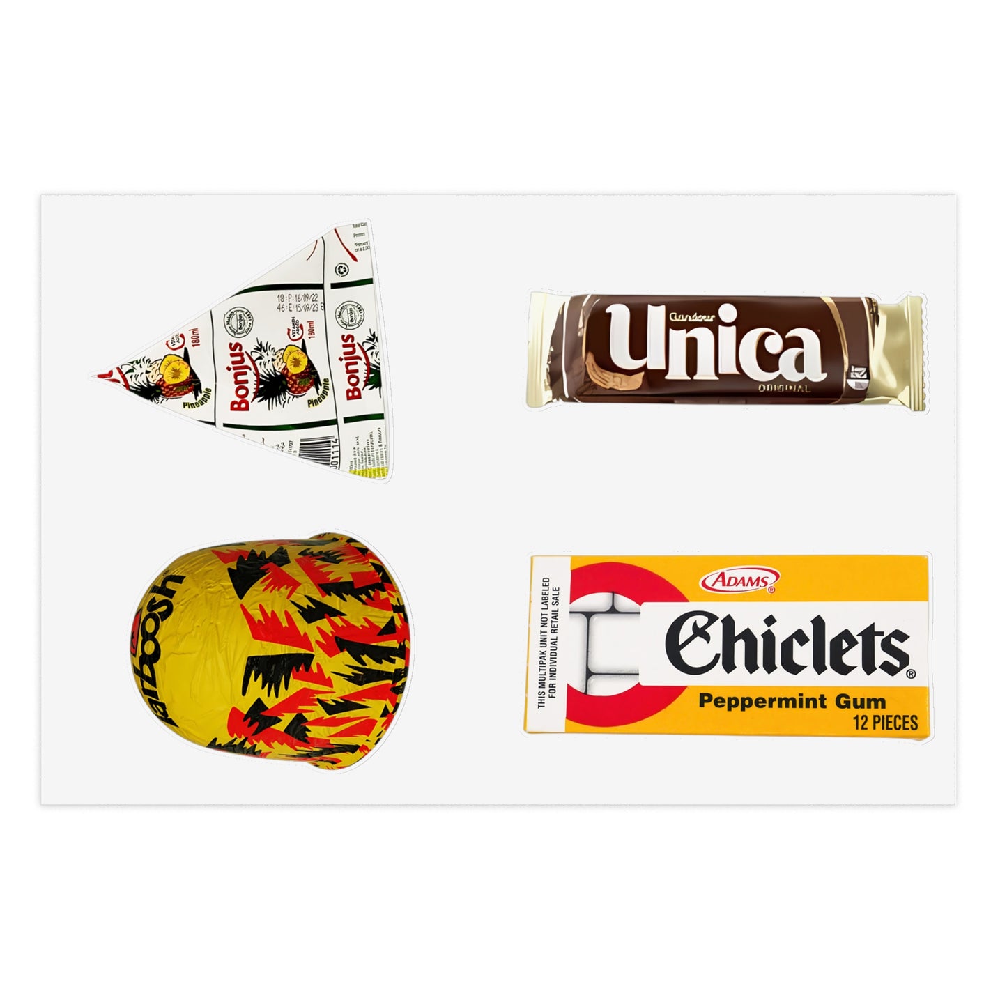 Lebanese Childhood Snack Sticker Sheet