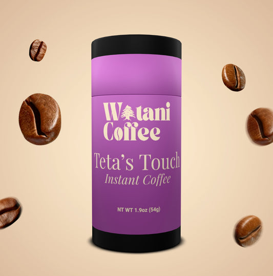 Teta's Touch Instant Coffee Jar